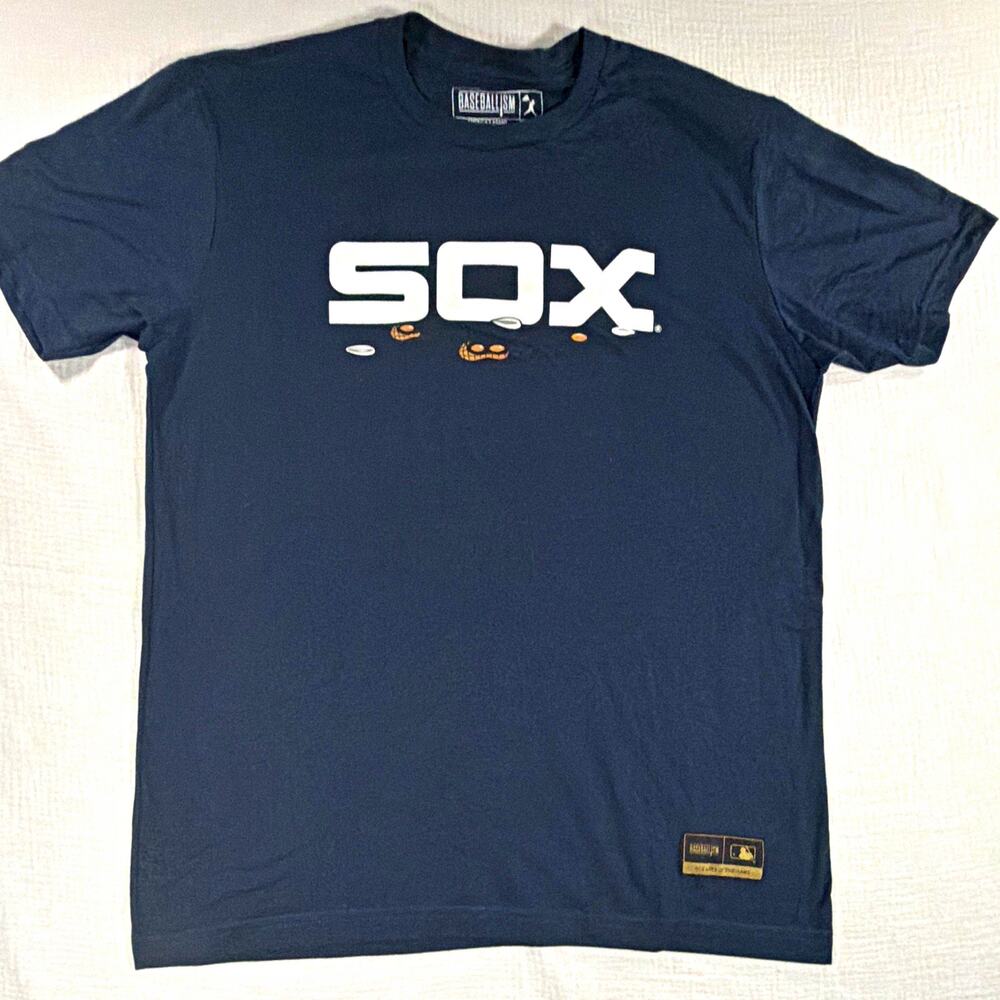 Baseballism Chicago White Sox SOX T-Shirt Shirt Blue XL MLB Officially Licensed